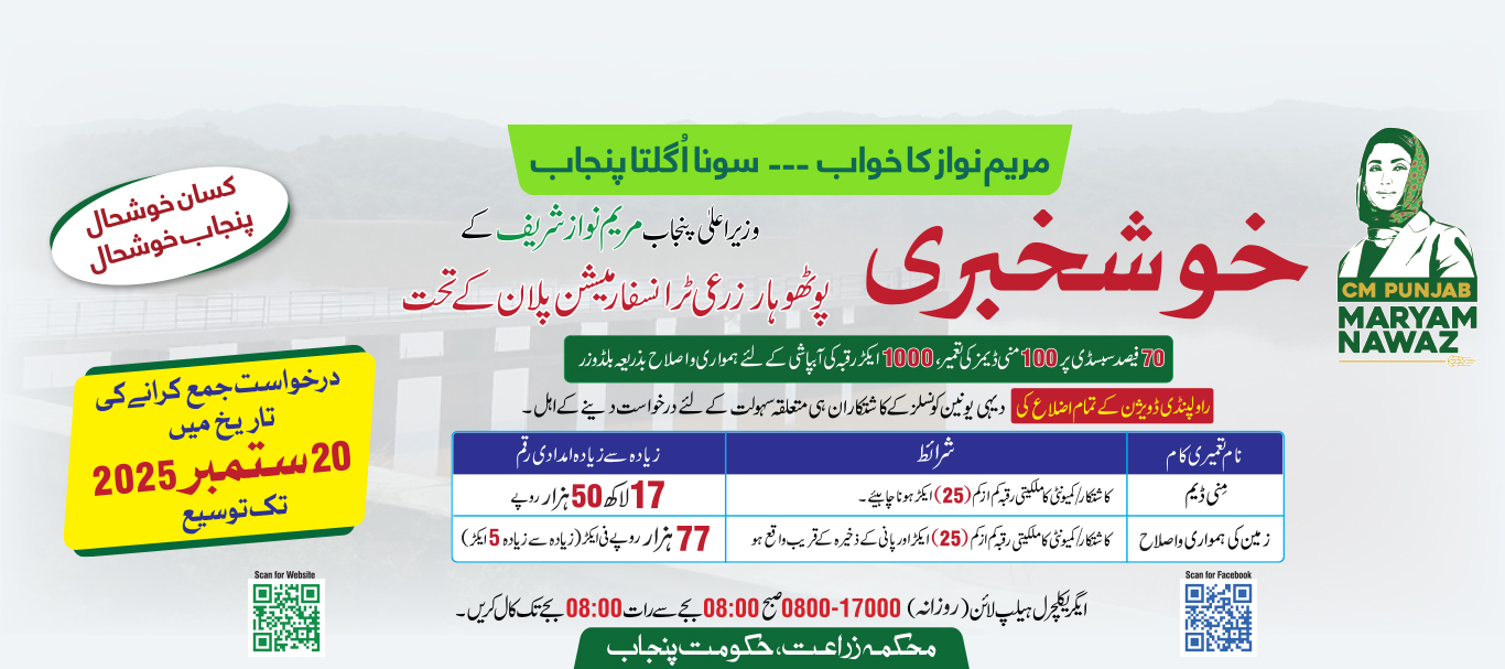 CM Punjab Pothohar Agricultural Transformation Plan Phase 2